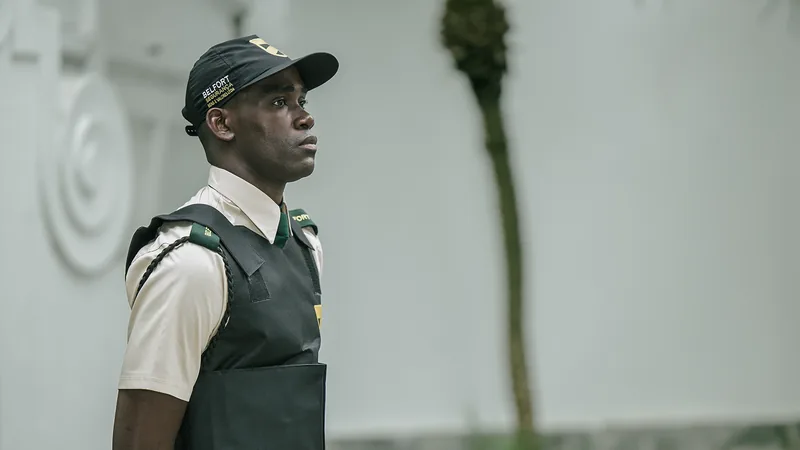 Vigilante do Grupo Belfort em posto de vigilância patrimonial