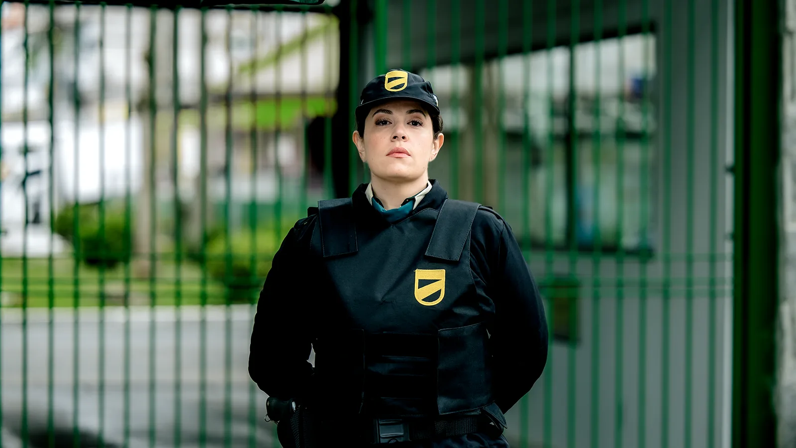 Vigilante do Grupo Belfort em posto de trabalho, representando mais de 35 anos de atuação